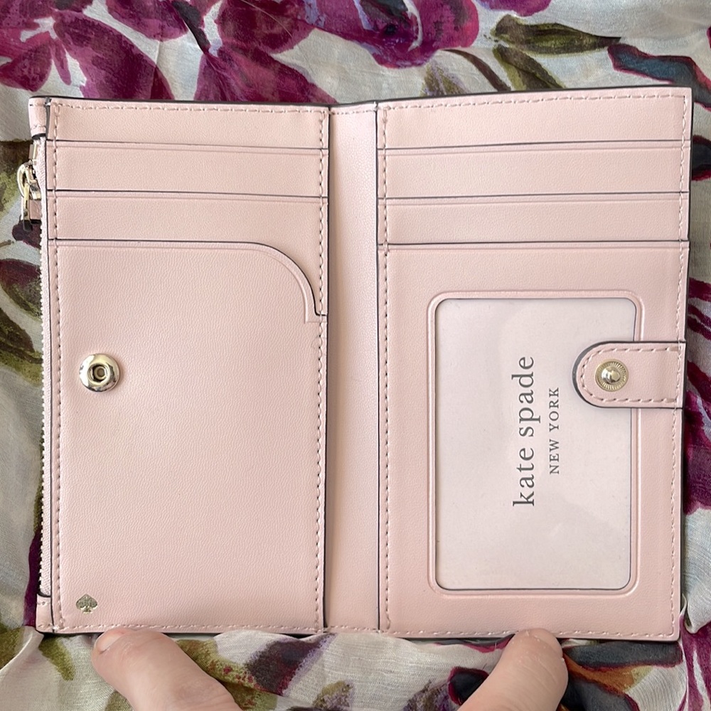 Brand New Kate Spade Genuine Leather Slim Bifold Jackson Wallet - Picture 9 of 15